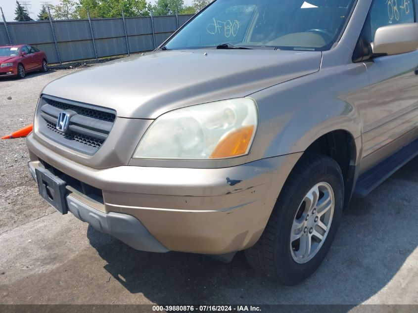 2004 Honda Pilot Ex-L VIN: 2HKYF18544H602156 Lot: 39880876
