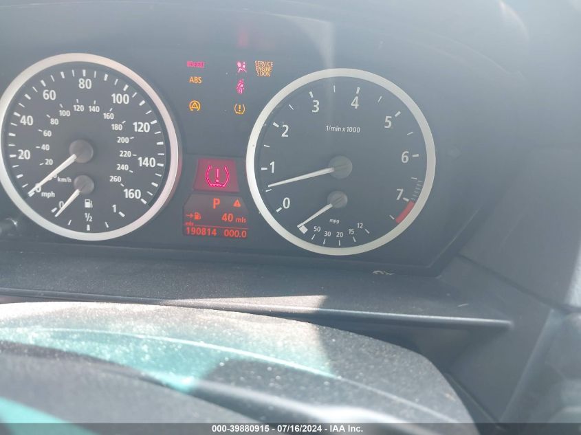 2006 BMW 525I VIN: WBANE53556CK90915 Lot: 39880915