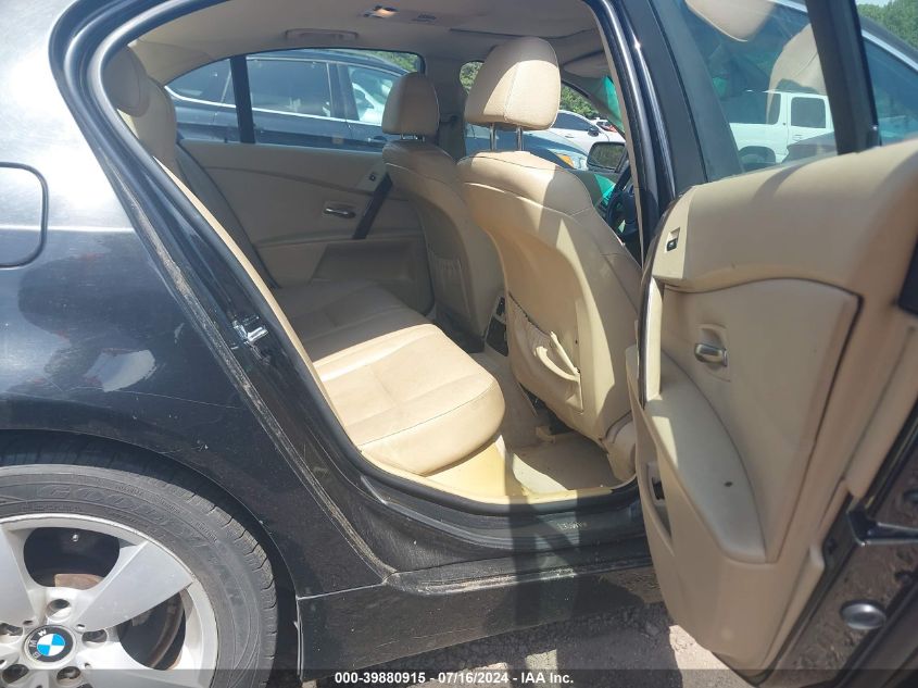 2006 BMW 525I VIN: WBANE53556CK90915 Lot: 39880915