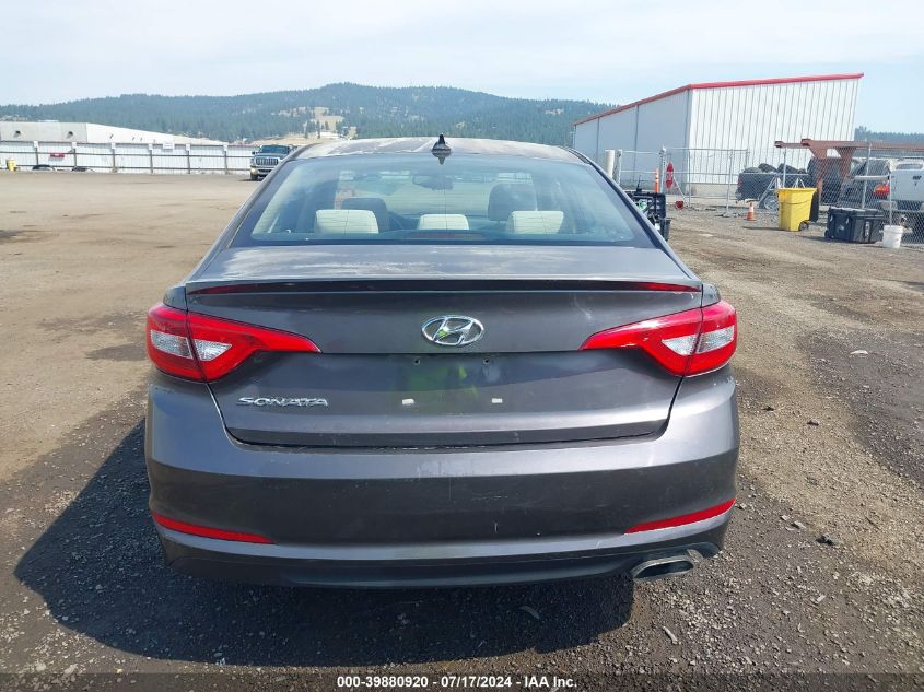2016 Hyundai Sonata Se VIN: 5NPE24AF3GH372715 Lot: 39880920