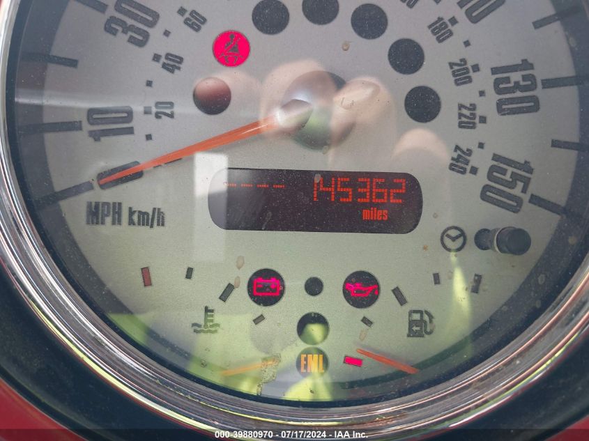 2005 Mini Cooper S VIN: WMWRH33505TF85306 Lot: 39880970