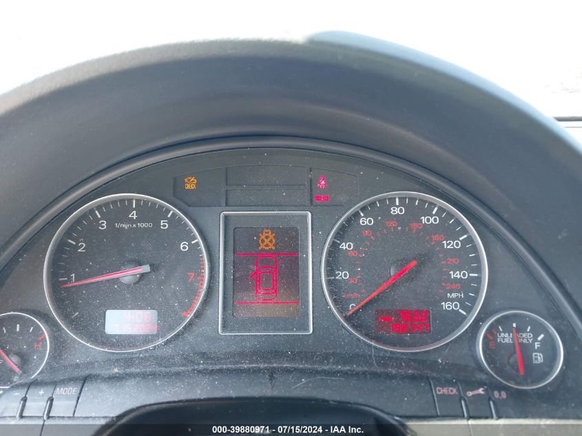 2004 Audi A4 1.8T VIN: WAULC68E94A142416 Lot: 39880971