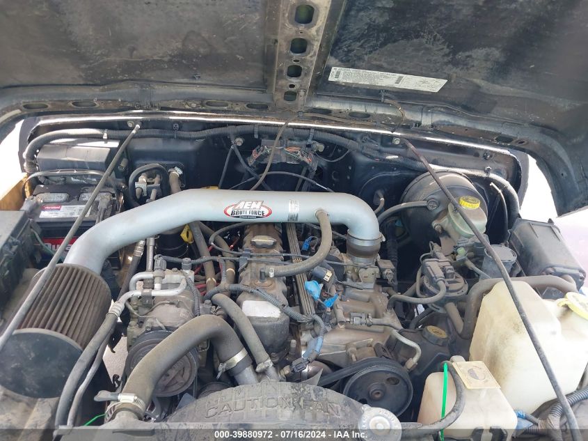 1998 Jeep Wrangler Sport VIN: 1J4FY19S6WP730258 Lot: 39880972