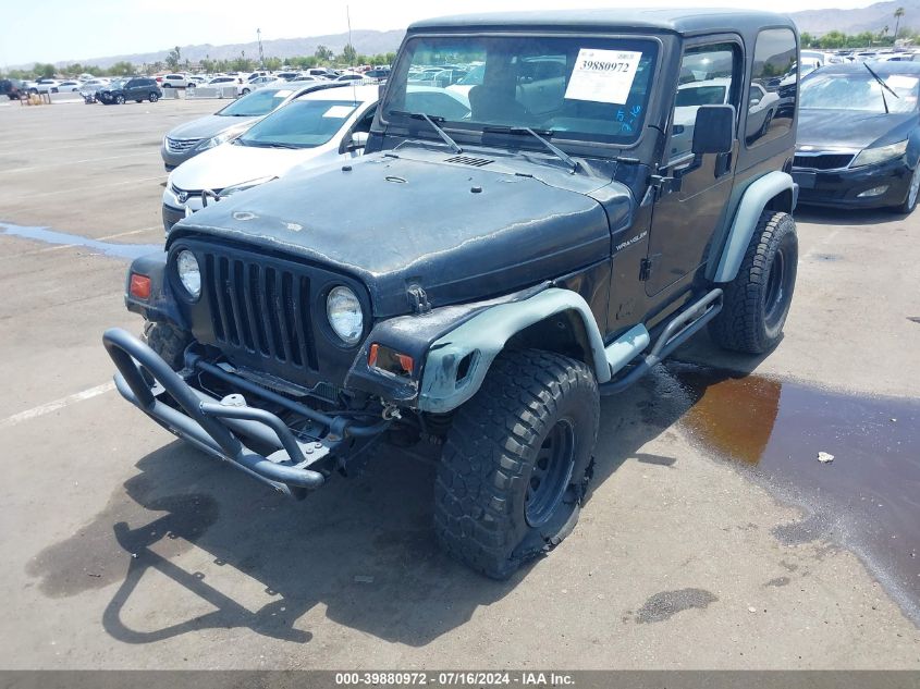 1998 Jeep Wrangler Sport VIN: 1J4FY19S6WP730258 Lot: 39880972