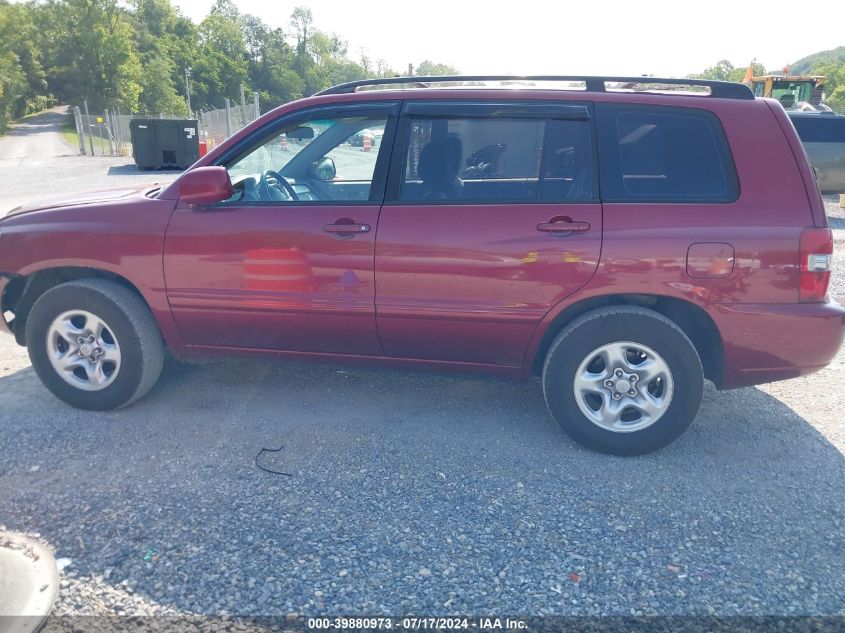 2004 Toyota Highlander V6 VIN: JTEGP21A440034585 Lot: 39880973