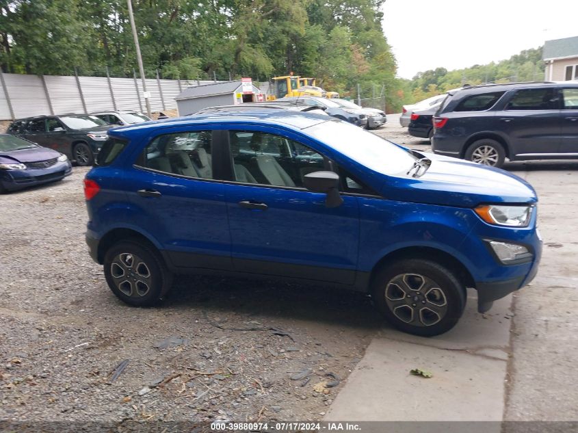 2022 Ford Ecosport S VIN: MAJ6S3FL0NC469110 Lot: 39880974