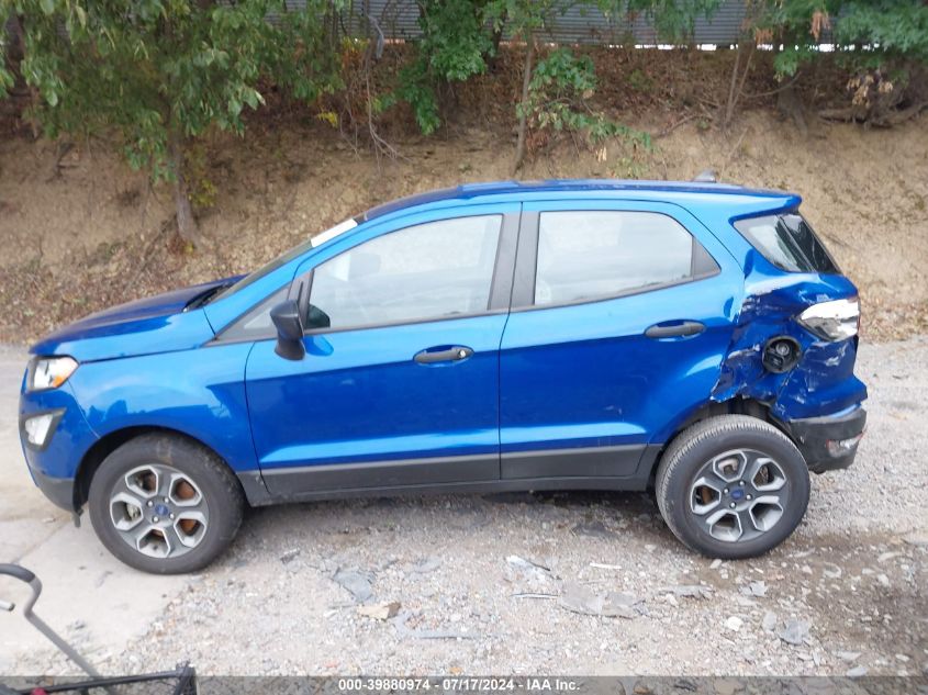 2022 Ford Ecosport S VIN: MAJ6S3FL0NC469110 Lot: 39880974