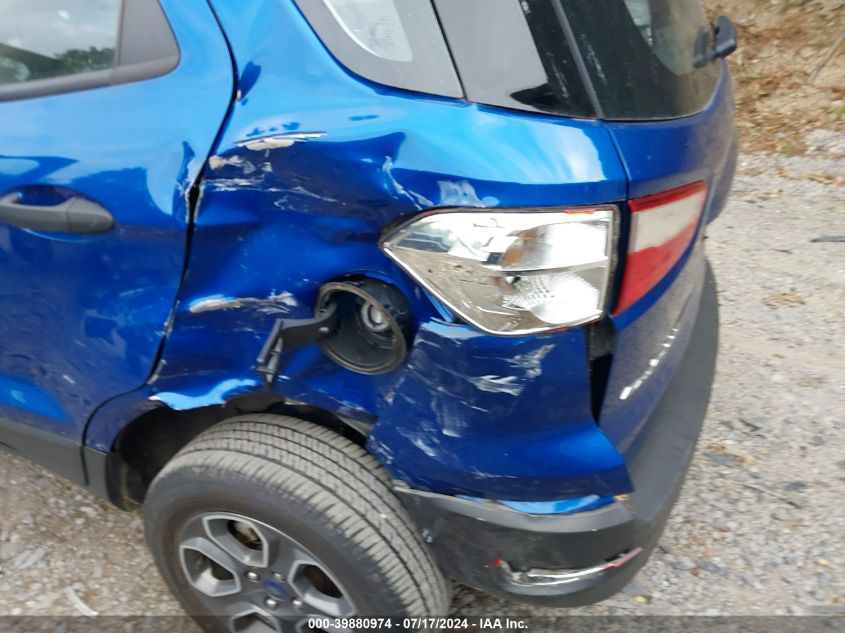 2022 Ford Ecosport S VIN: MAJ6S3FL0NC469110 Lot: 39880974