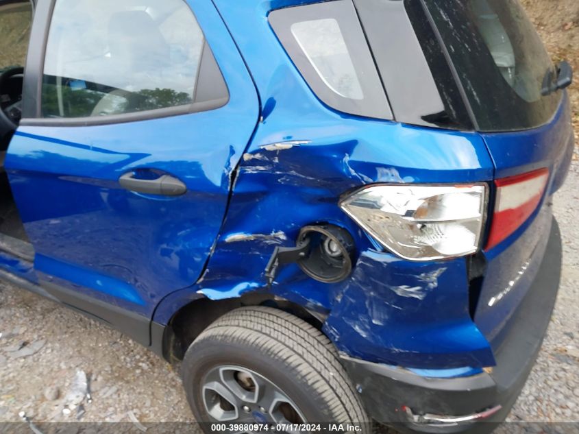 2022 Ford Ecosport S VIN: MAJ6S3FL0NC469110 Lot: 39880974