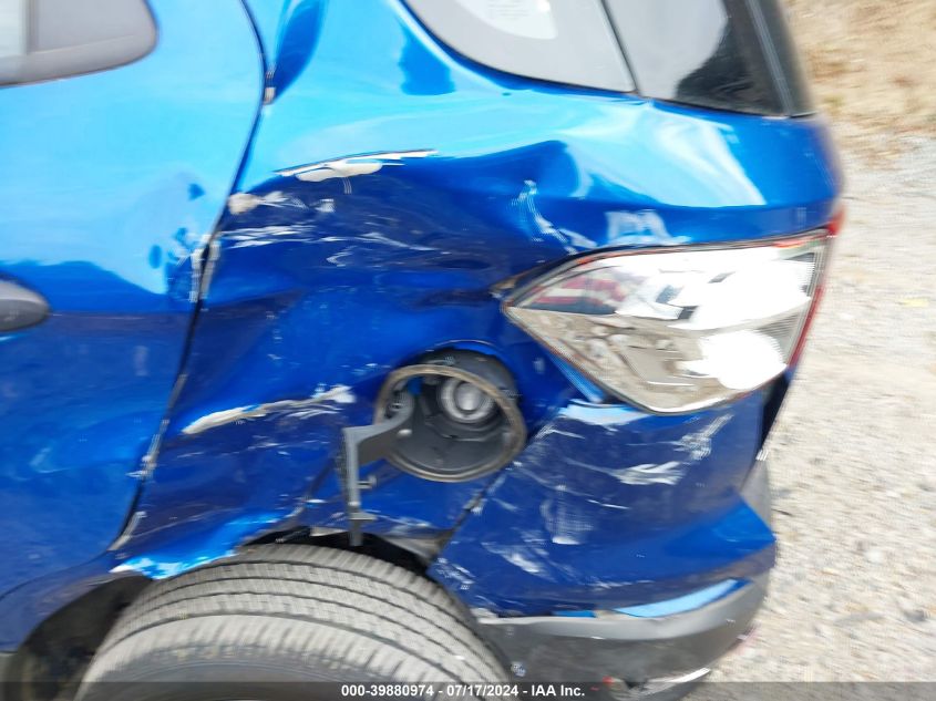 2022 Ford Ecosport S VIN: MAJ6S3FL0NC469110 Lot: 39880974