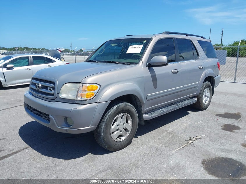 2001 Toyota Sequoia Limited V8 VIN: 5TDZT38A61S032401 Lot: 39880976
