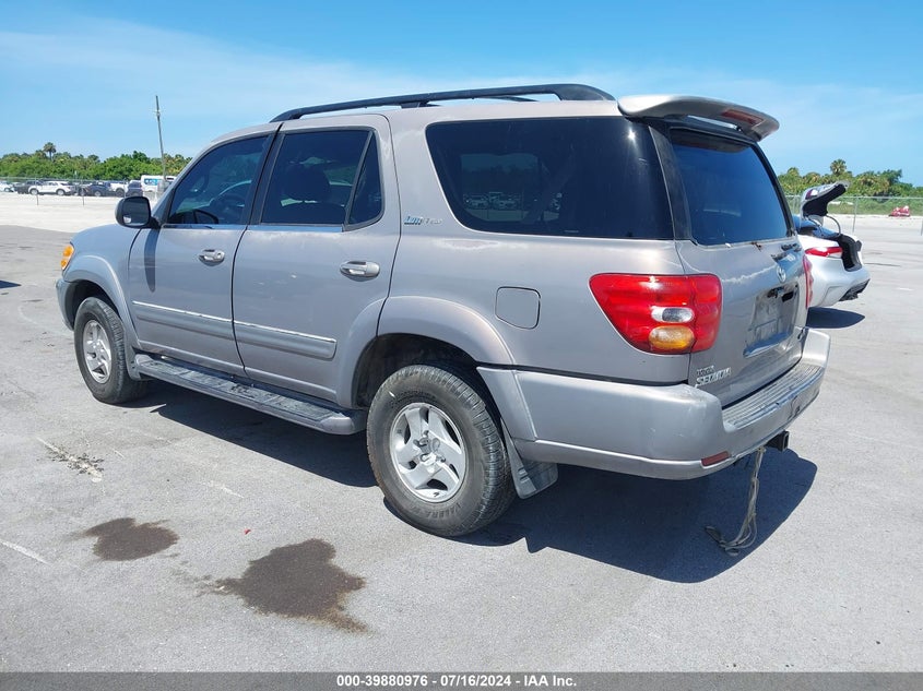 2001 Toyota Sequoia Limited V8 VIN: 5TDZT38A61S032401 Lot: 39880976
