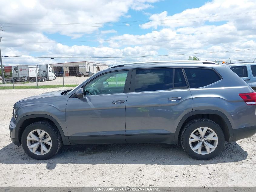 2019 Volkswagen Atlas Se VIN: 1V2LR2CA0KC543156 Lot: 39880988