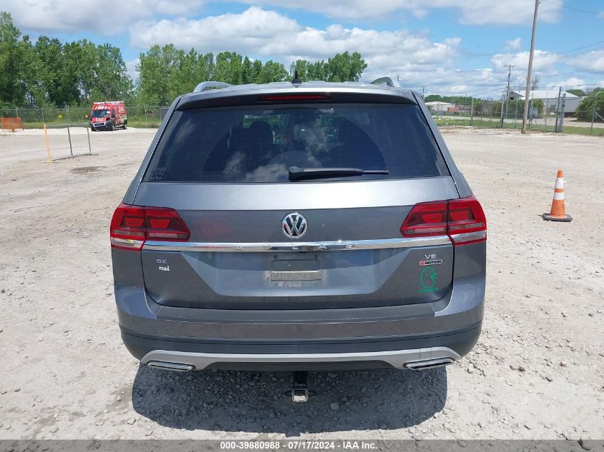 2019 Volkswagen Atlas Se VIN: 1V2LR2CA0KC543156 Lot: 39880988