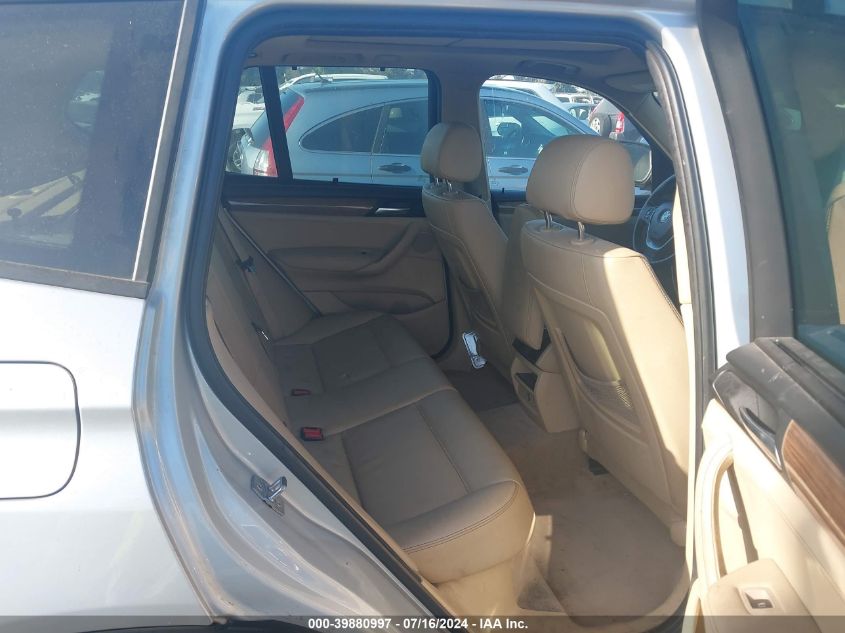 2011 BMW X3 xDrive35I VIN: 5UXWX7C56BL732638 Lot: 39880997