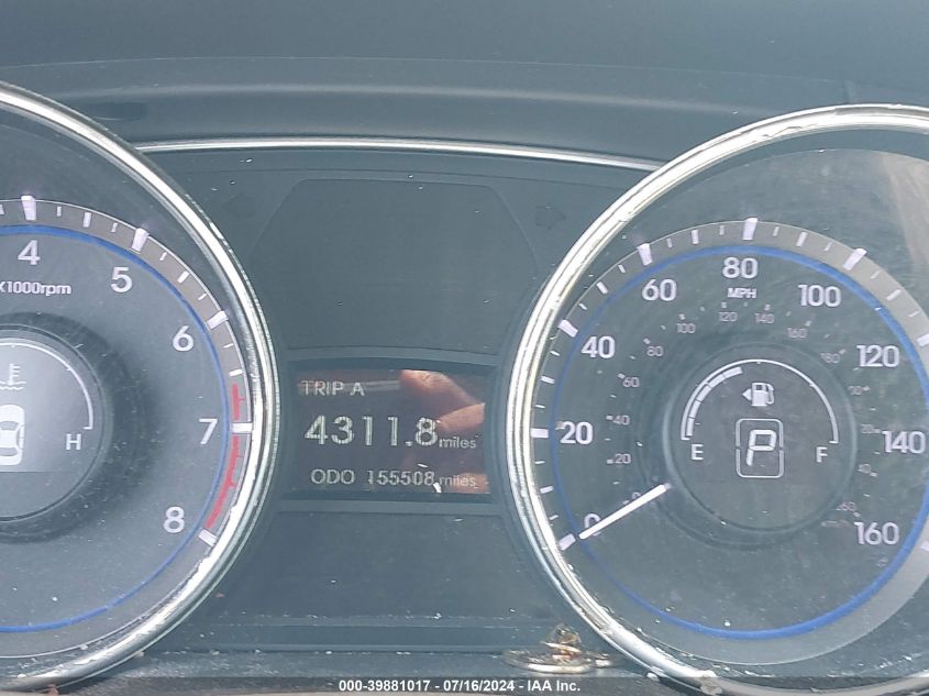 2011 Hyundai Sonata Gls VIN: 5NPEB4AC1BH131458 Lot: 39881017