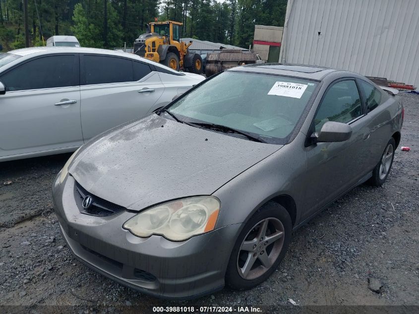 2002 Acura Rsx VIN: JH4DC53842C034207 Lot: 39881018