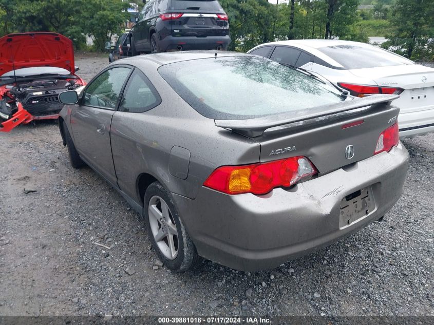 2002 Acura Rsx VIN: JH4DC53842C034207 Lot: 39881018