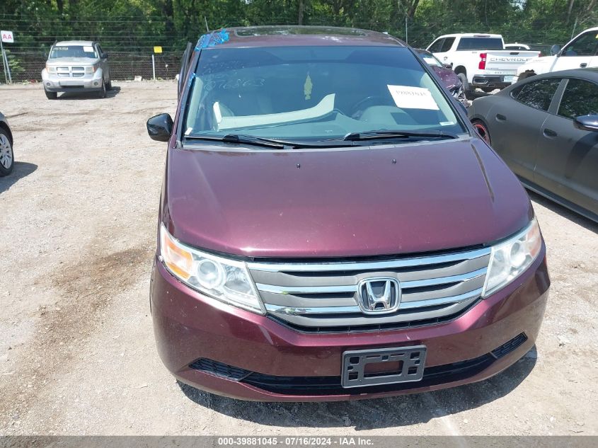 2013 Honda Odyssey Ex-L VIN: 5FNRL5H60DB076863 Lot: 39881045