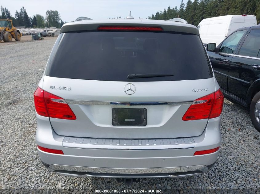 2016 Mercedes-Benz Gl 450 4Matic VIN: 4JGDF6EE9GA647861 Lot: 39881053