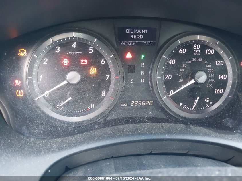 2008 Lexus Es 350 VIN: JTHBJ46G982227610 Lot: 39881064