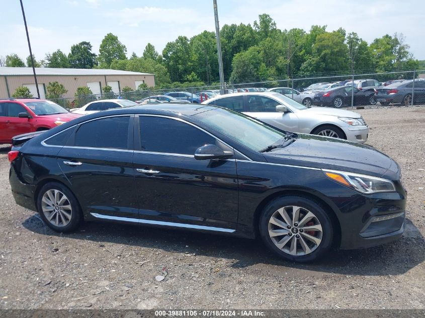 2015 Hyundai Sonata Sport VIN: 5NPE34AF9FH102013 Lot: 39881105