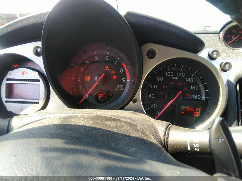 2010 Nissan 370Z VIN: JN1AZ4FH0AM300228 Lot: 39881106