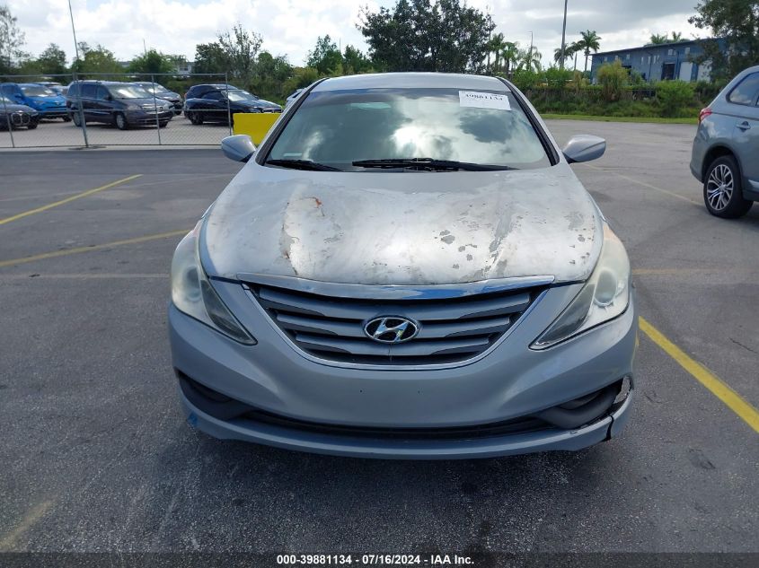 2014 Hyundai Sonata Gls VIN: 5NPEB4ACXEH844931 Lot: 39881134