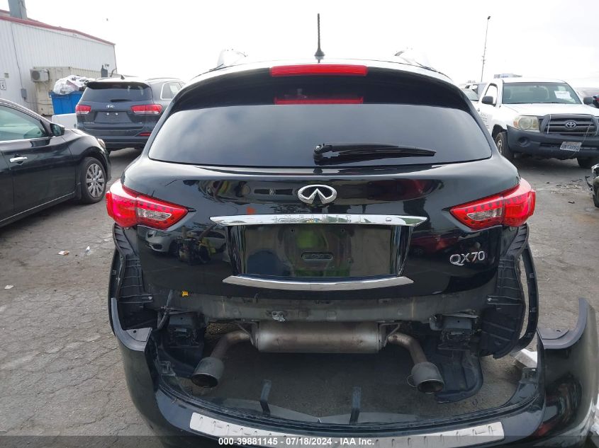 2014 Infiniti Qx70 VIN: JN8CS1MU1EM450092 Lot: 39881145