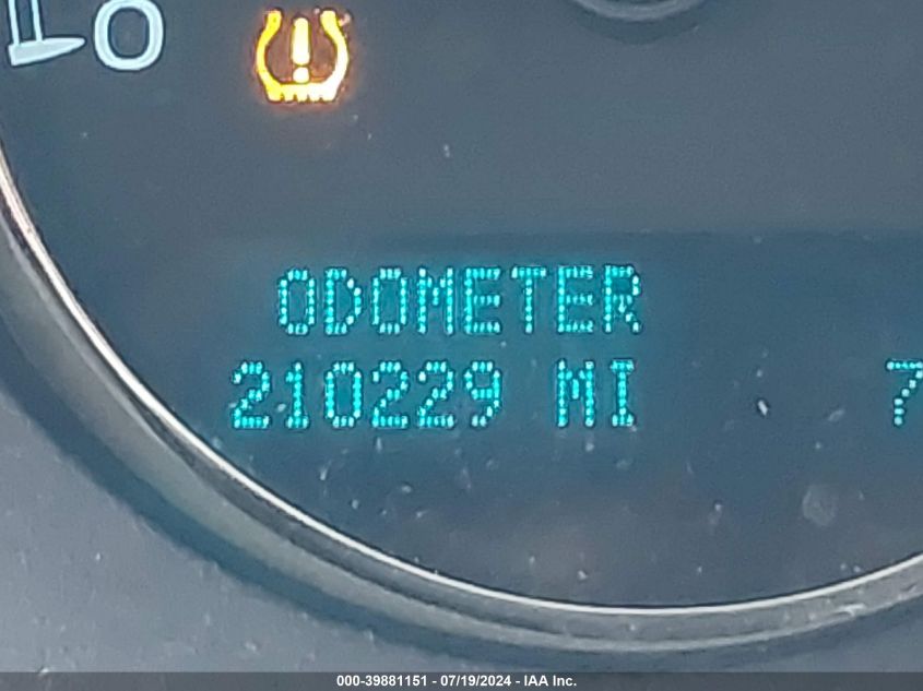 2013 Chevrolet Suburban 1500 Ltz VIN: 1GNSKKE71DR262459 Lot: 39881151