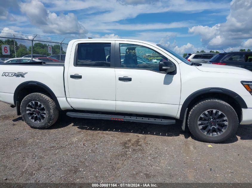 2022 Nissan Titan Pro-4X 4X4 VIN: 1N6AA1ED6NN103336 Lot: 39881164