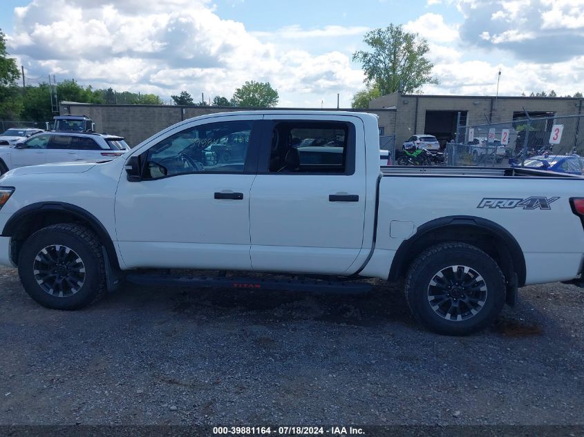 2022 Nissan Titan Pro-4X 4X4 VIN: 1N6AA1ED6NN103336 Lot: 39881164