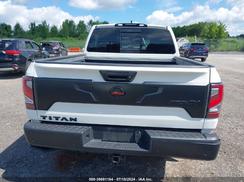 2022 Nissan Titan Pro-4X 4X4 VIN: 1N6AA1ED6NN103336 Lot: 39881164