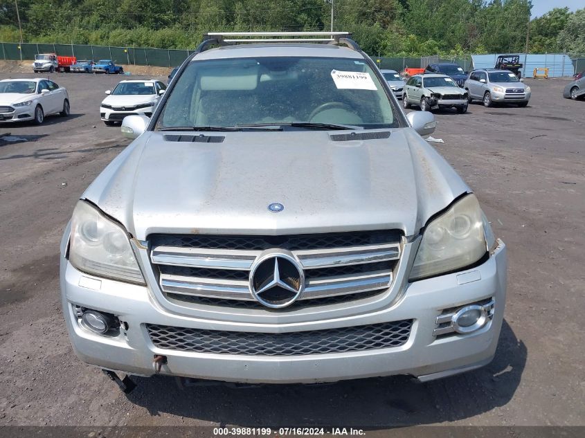 2007 Mercedes-Benz Gl 450 4Matic VIN: 4JGBF71E87A125970 Lot: 39881199