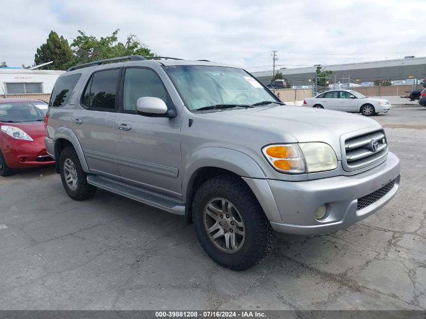 2003 Toyota Sequoia Limited VIN: 5TDBT48A23S203901 Lot: 39881208