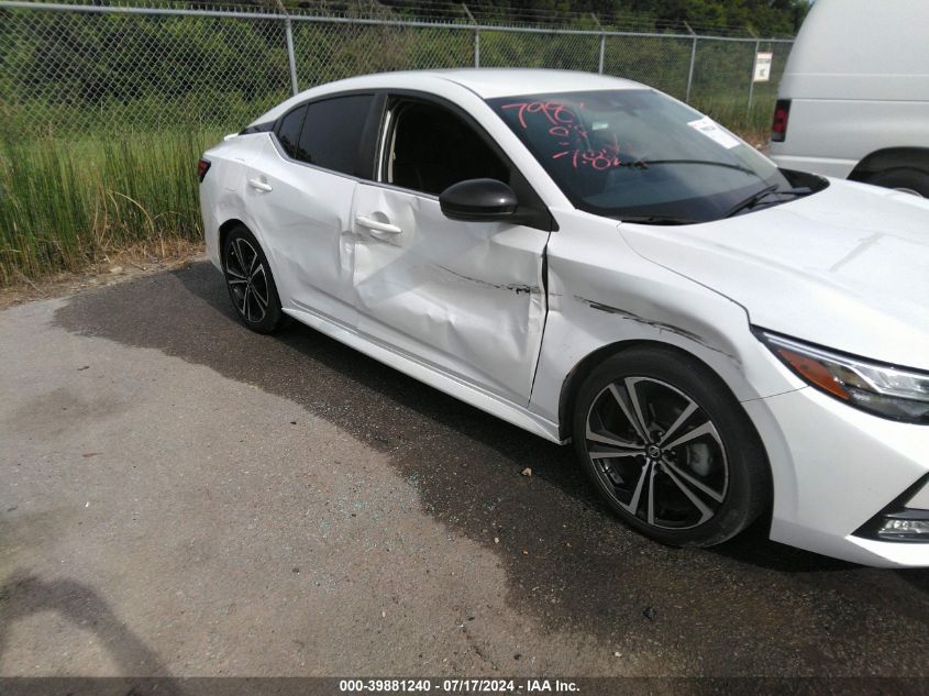 2021 Nissan Sentra Sr Xtronic Cvt VIN: 3N1AB8DV9MY329488 Lot: 39881240