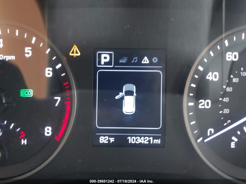 2018 Hyundai Tucson Sel VIN: KM8J3CA43JU637677 Lot: 39881242