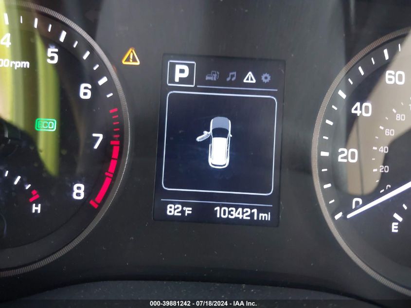 2018 Hyundai Tucson Sel VIN: KM8J3CA43JU637677 Lot: 39881242