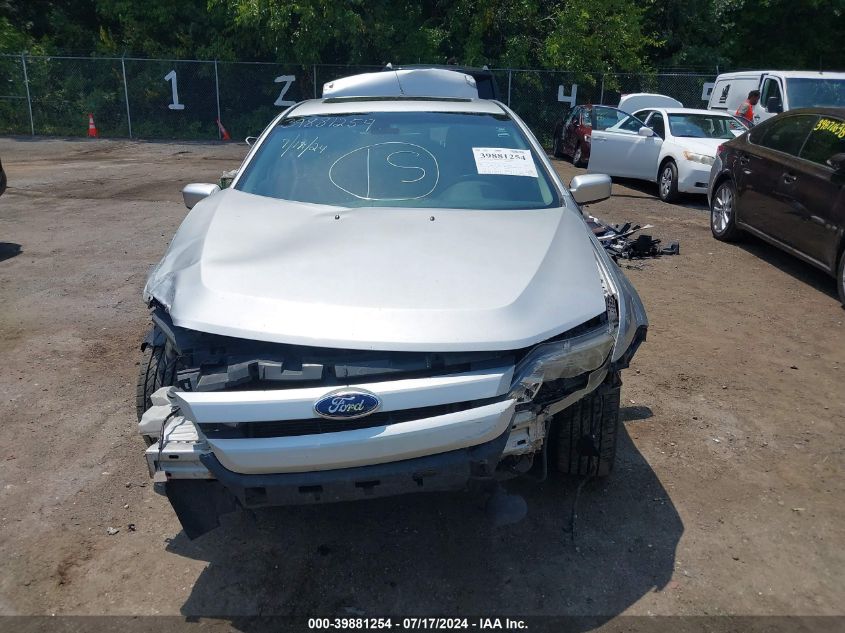 2012 Ford Fusion Sel VIN: 3FAHP0JA2CR370978 Lot: 39881254