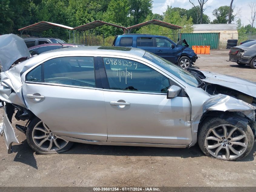 2012 Ford Fusion Sel VIN: 3FAHP0JA2CR370978 Lot: 39881254