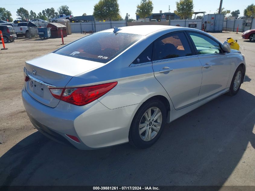 2014 Hyundai Sonata Gls VIN: 5NPEB4AC2EH880984 Lot: 39881261