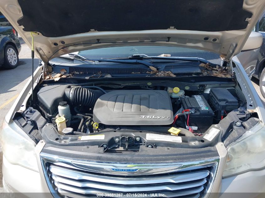 2012 Chrysler Town & Country Touring VIN: 2C4RC1BG2CR237162 Lot: 39881287