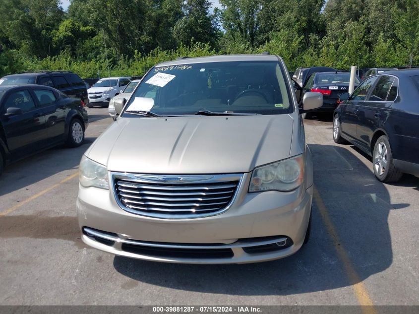 2012 Chrysler Town & Country Touring VIN: 2C4RC1BG2CR237162 Lot: 39881287