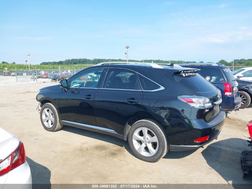 2012 Lexus Rx 350 VIN: 2T2BK1BA2CC140491 Lot: 39881302
