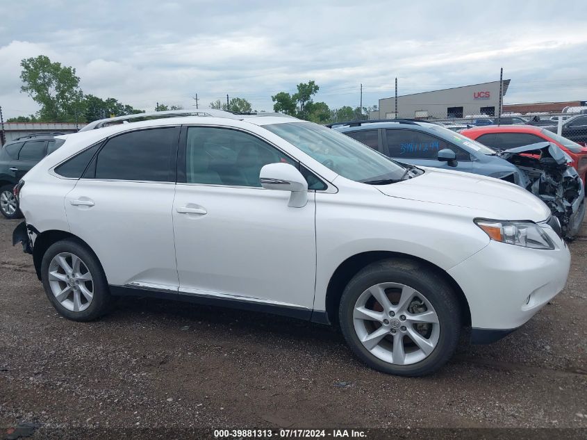 2012 Lexus Rx 350 VIN: 2T2BK1BA4CC128777 Lot: 39881313