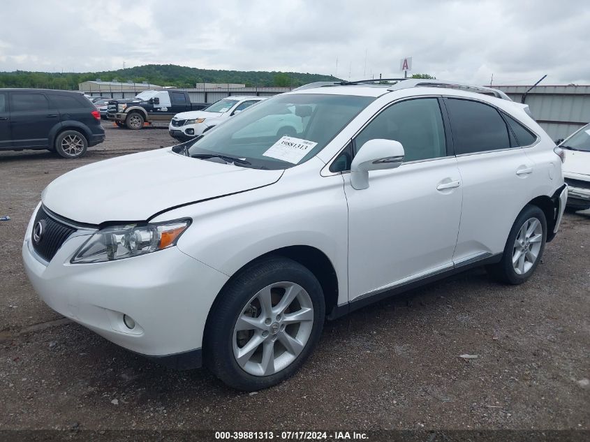 2012 Lexus Rx 350 VIN: 2T2BK1BA4CC128777 Lot: 39881313