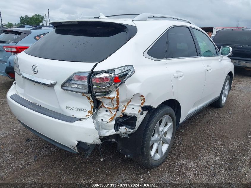 2012 Lexus Rx 350 VIN: 2T2BK1BA4CC128777 Lot: 39881313