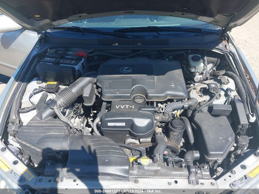 2002 Lexus Is 300 VIN: JTHBD192520043029 Lot: 39881321