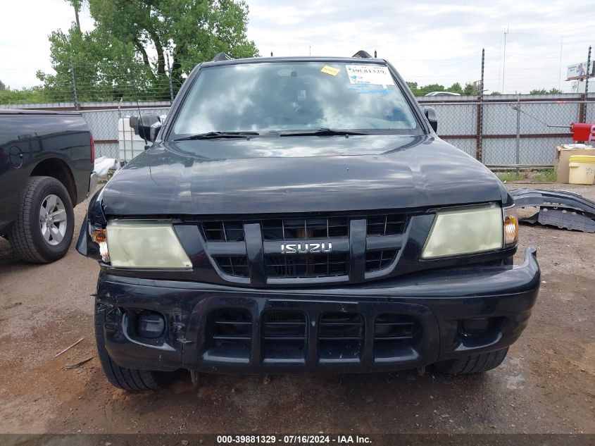 2004 Isuzu Rodeo S 3.2L V6 VIN: 4S2CK58W144302414 Lot: 39881329