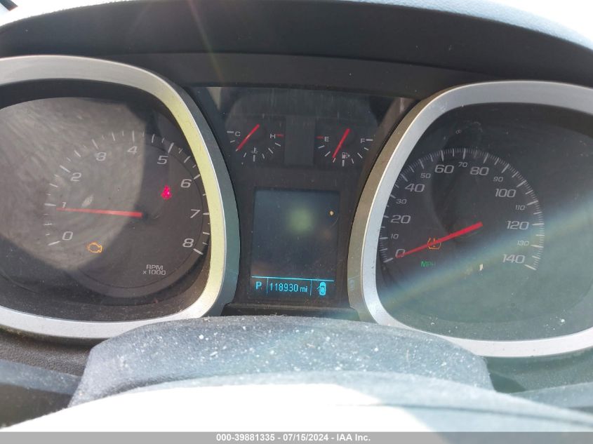 2013 Chevrolet Equinox 1Lt VIN: 2GNALDEK5D6337443 Lot: 39881335